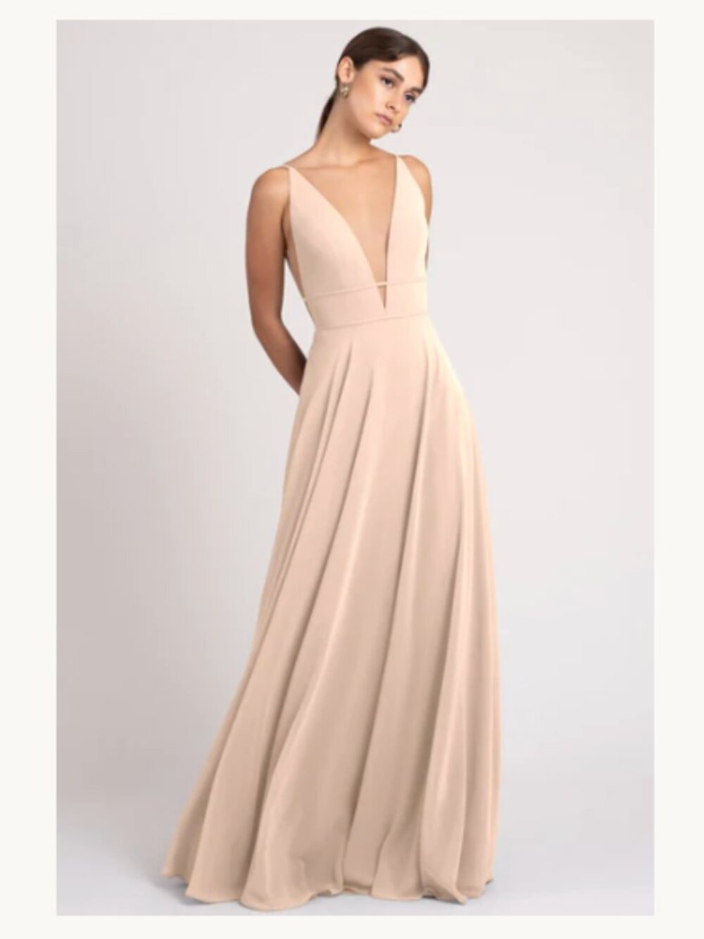 Jenny Yoo Hollis Dress NWT Soft Blush Size 10